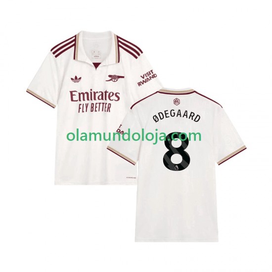 Camisola Arsenal Martin Odegaard 8 Homem Equipamento Terceiro 2025-2026 Manga Curta